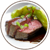 牛イチボ肉のポワレ