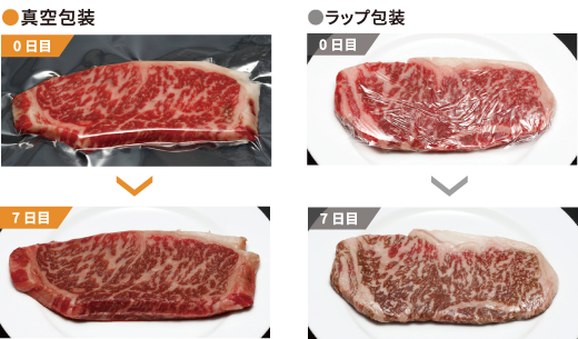 一般生菌数比較（牛肉）