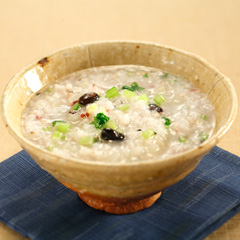 雑穀とカブのおかゆ