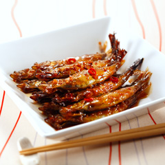 ししゃもの中華風甘露煮