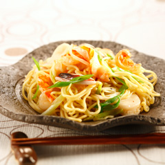 シーフード塩焼きそば