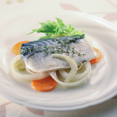 サバの白ワイン蒸し