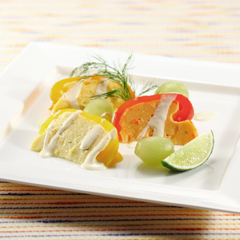 パプリカのファルシ ムース仕立て