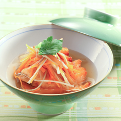 ニジマスの沢煮あんかけ