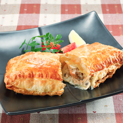 マッシュルームサーモンパイ