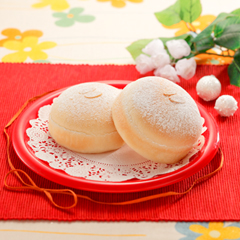 りんごのふんわり白パン