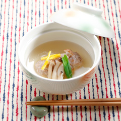 レンコン餅の椀もの