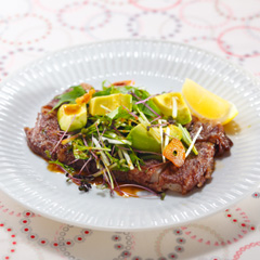 こんにゃくの肉巻きステーキ