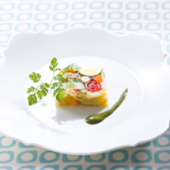 ズッキーニと彩り野菜のテリーヌ