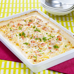 ポワローのトマトクリームグラタン