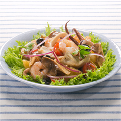 足太あわび茸のイタリアンサラダ