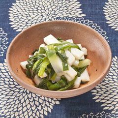 ワケギとイカのぬた