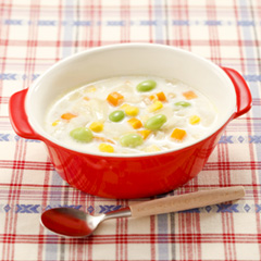 彩り野菜のチャウダー（病院食：汁物）