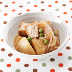 厚揚げの肉じゃが風（病院食：主菜）