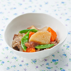 梅肉じゃが（病院食：主菜）