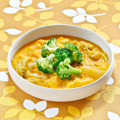 白菜のニンジンクリーム煮（病院食：副菜）