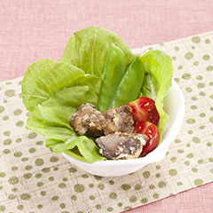 鶏レバーの唐揚げ サラダ仕立て（病院食：副菜）