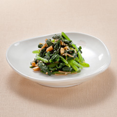 ほうれん草となめたけのナッツ和え（病院食：副菜）