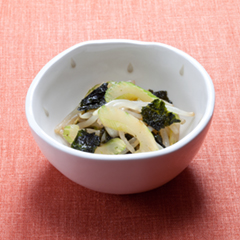 セロリともやしの海苔サラダ（病院食：副菜）
