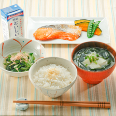 鮭の塩焼きメニュー