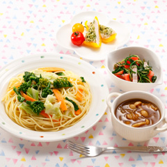 春野菜のパスタメニュー