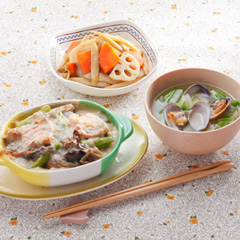 鮭ときのこのドリアメニュー