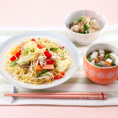 塩麹焼きそばメニュー