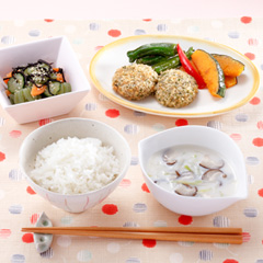 アジの磯辺フライメニュー