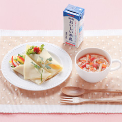 クレープサンドメニュー