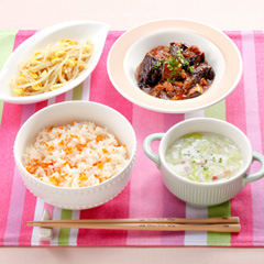 やさしい味の麻婆茄子メニュー