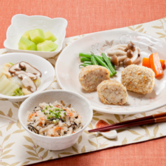 桜海老とひじきのおこわメニュー