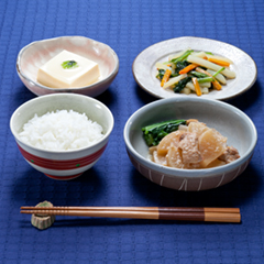 鶏肉と大根の甘酒煮メニュー