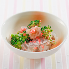 こんにゃくの梅和え（病院食：副菜）