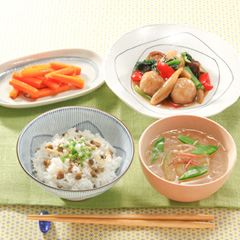 干ししじみの炊き込みご飯メニュー