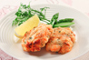 写真：エビのハーブバーグ
