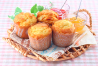 写真：2種のチーズマフィン