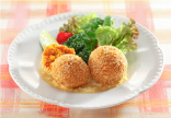 写真：かぼちゃコロッケ