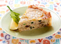 写真：すりおろしレンコンのキッシュ