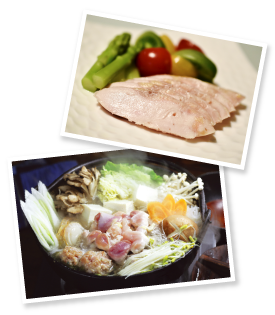 ムネ肉はパサつくイメージが強いが、青森シャモロックのムネ肉はその概念を覆す食感。鍋料理に入れると肉がおいしいのはもちろん、スープが断然うまくなると、お歳暮の贈答品としても好評を得ている。